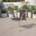 Brown Stacking Patio Dining Chair L885127