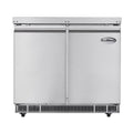 Commercial Refrigerated Prep Station Cold Table with 6 Pan Storage X2883