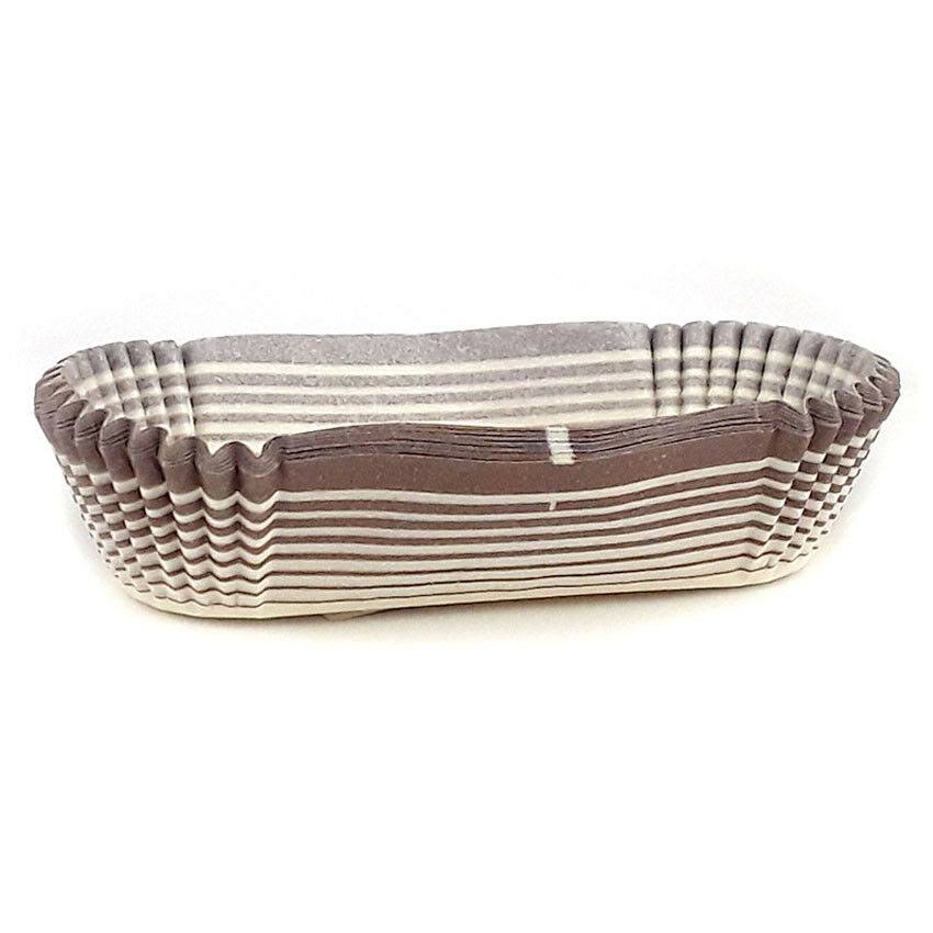 Oval Paper Cup, Brown-Patterned Outside - Case of 2000 Z83463