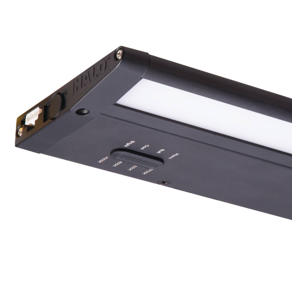 Matte Black LED Undercabinet with USB Port K4375