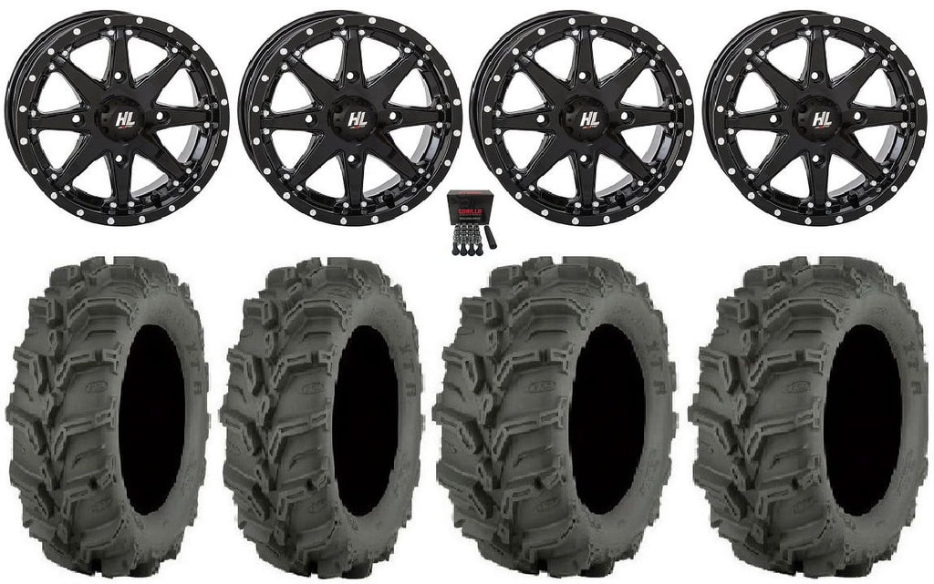 Black 14" Wheels 27" Mud Lite XTR Tires V53043