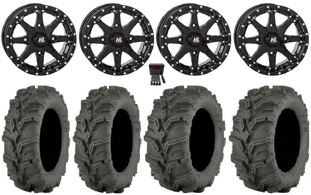 Black 14" Wheels 27" Mud Lite XTR Tires V53043