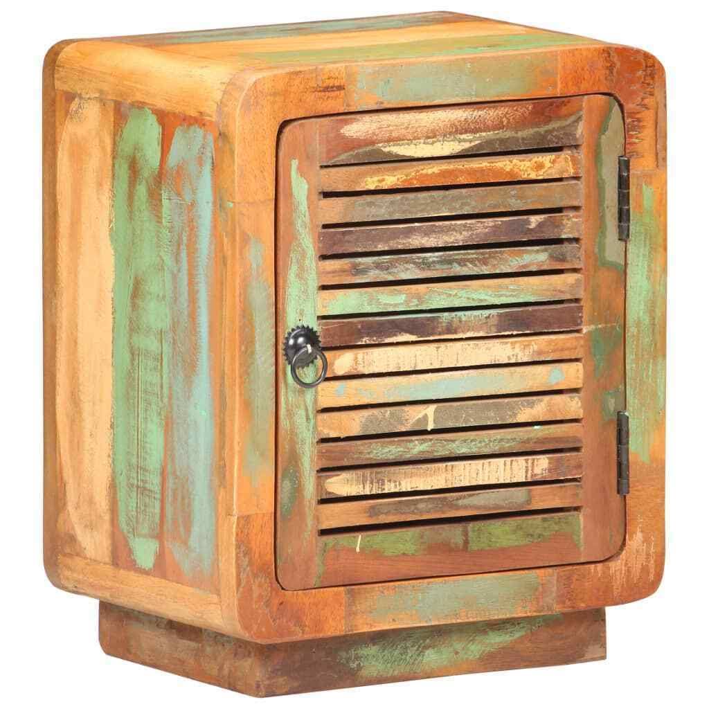 Solid Reclaimed Wood Bedside Cabinet F930281