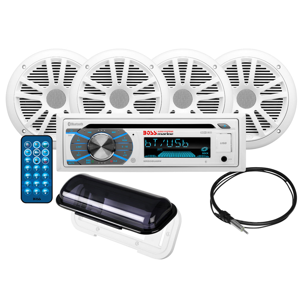 Marine Receiver Speakers with Bluetooth CD USB L38958
