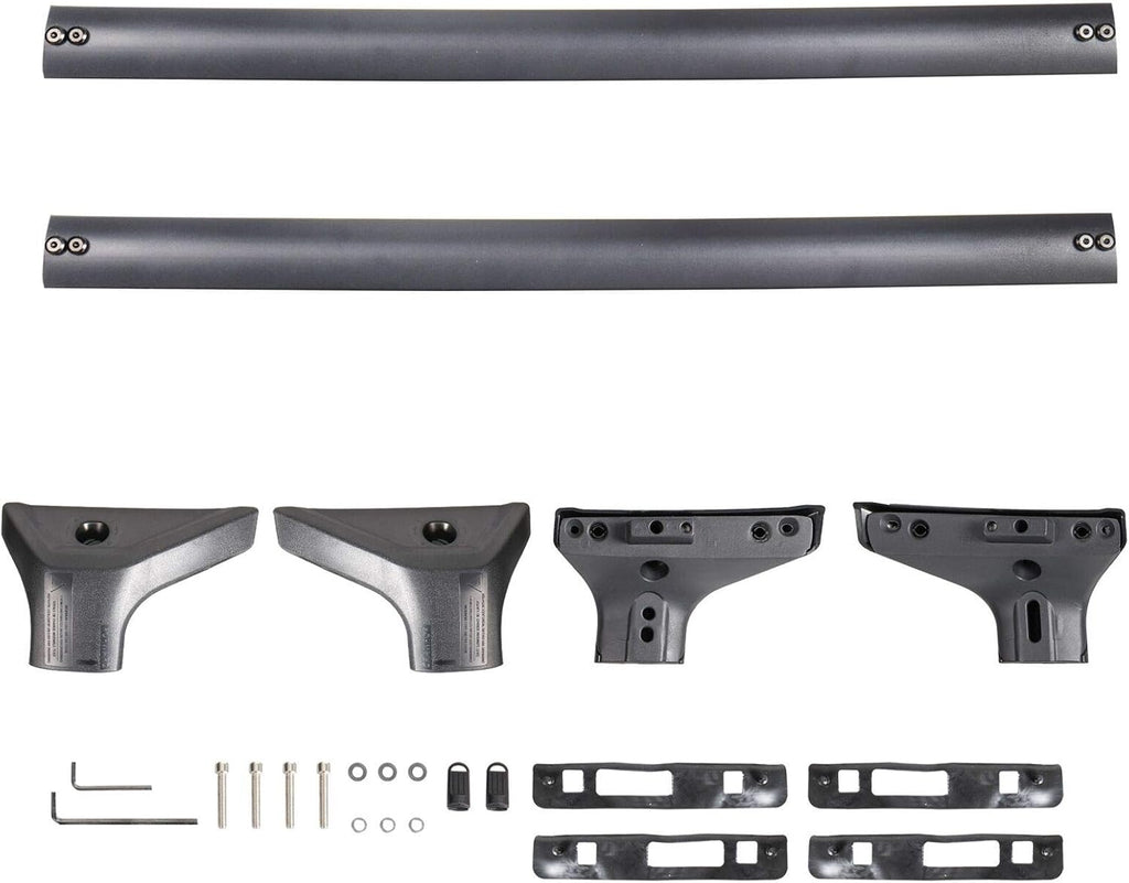 Roof Rack Cross Bars for Toyota RAV4 2019 2022 Aluminum Black P732