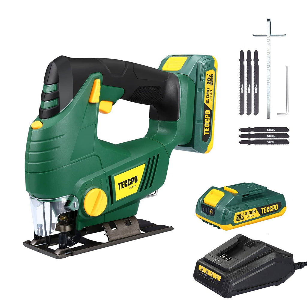 Cordless Jigsaw with LED Light, 2,000mAh Battery H3190