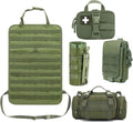 Black Molle Tactical Seat Back Organizer Car Seat Covers I35131