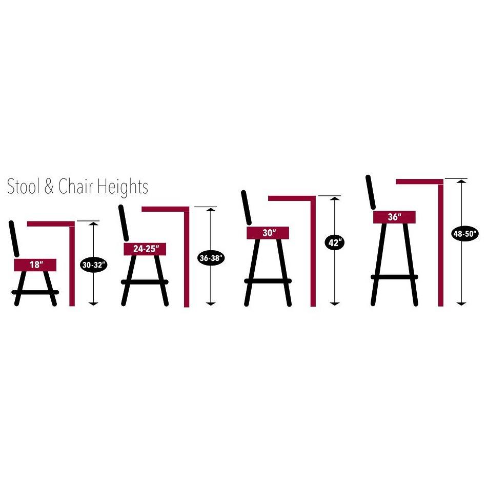 NCAA Jailhouse Back Swivel Bar Height Stool P5570