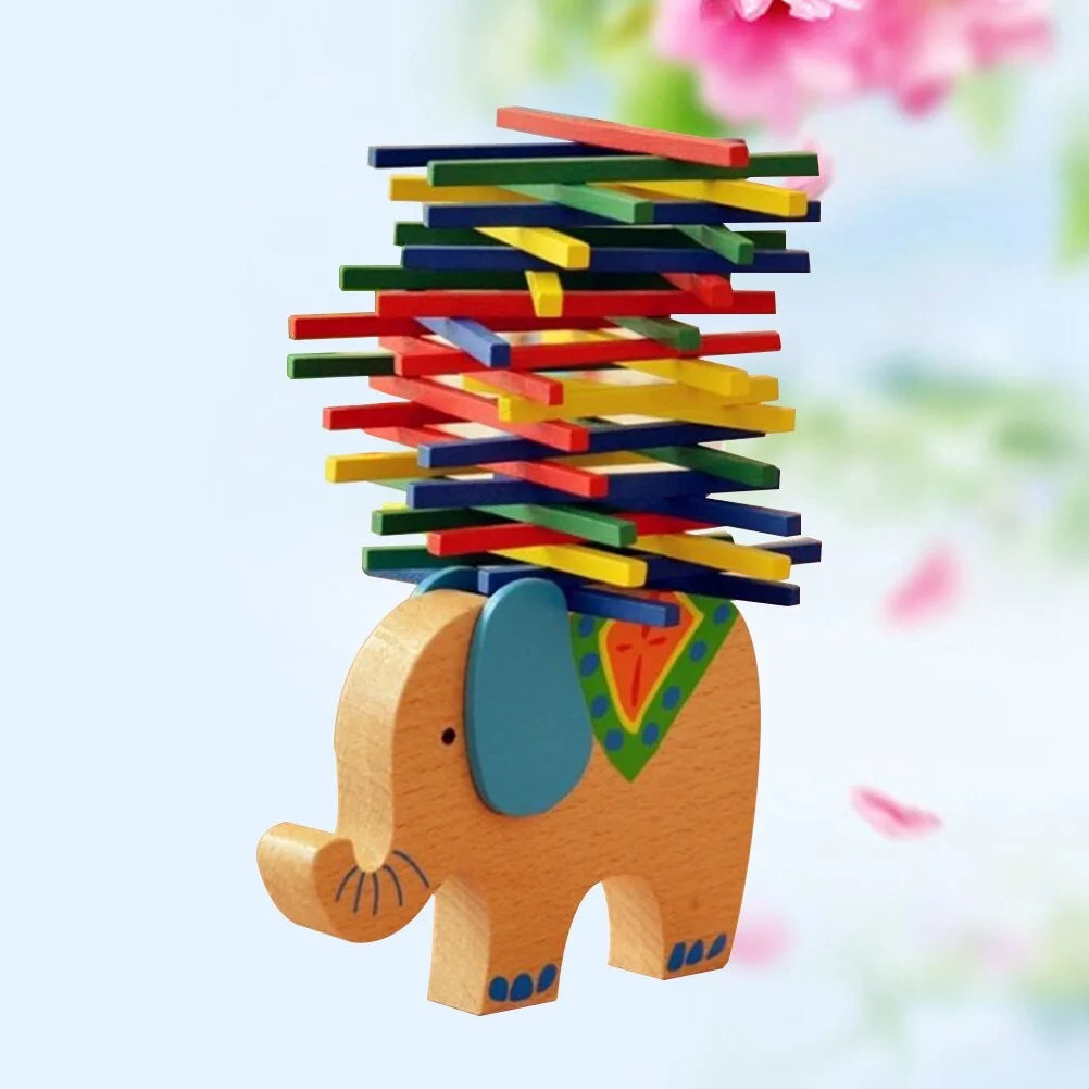 Wooden Stackable Building Blocks Educational Toys B526