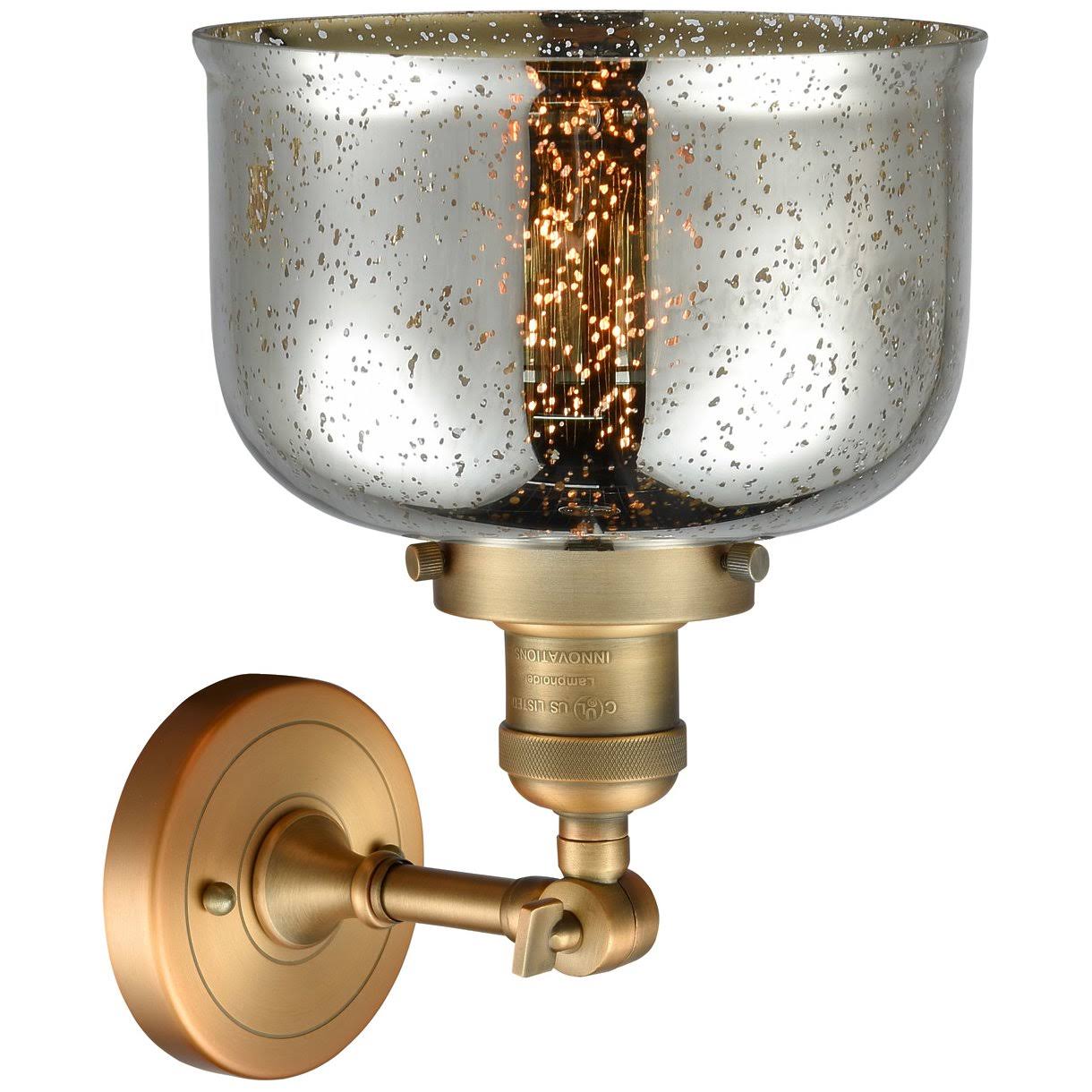 Large Bell 1 Light Sconce (Brass) O467