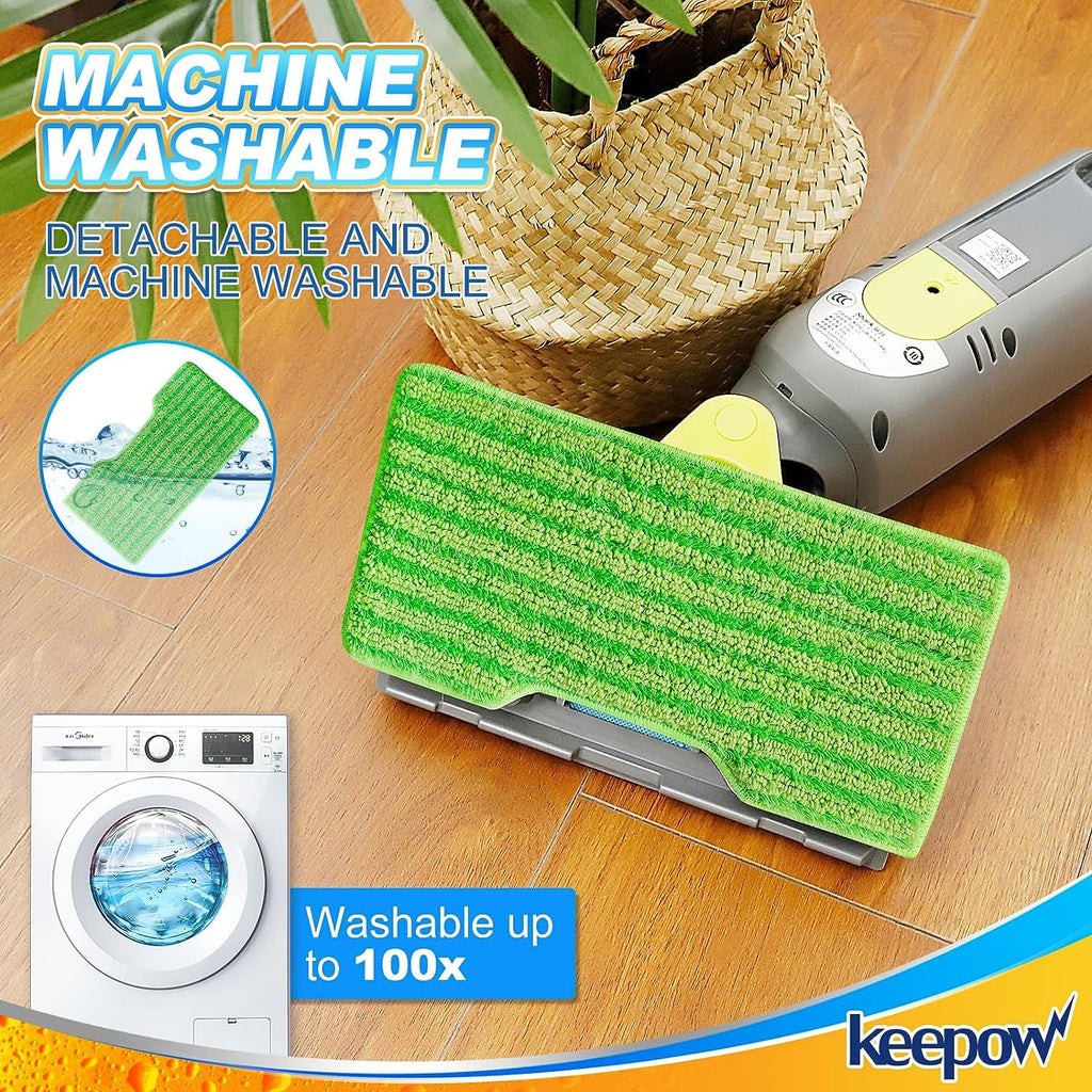 1+3+6 Pads Washable Vacuum Mop Pad Refills H5745