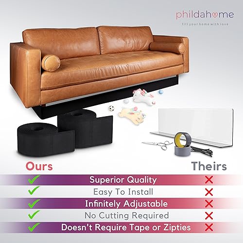 108" x 4.8" Under Couch Blocker R690