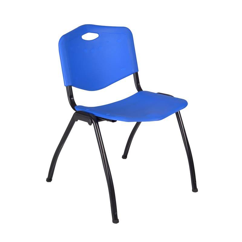 Square Breakroom Table with 4 Stack Chairs L226338