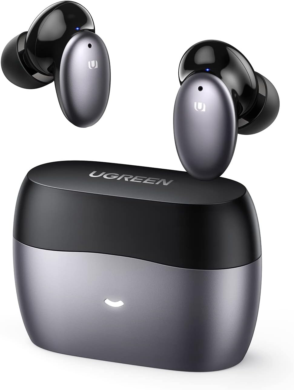 Hybrid Active Noise Cancelling Wireless Earbuds with 6 Mics ENC, 10mm Driver, Touch Control, 26H Playtime R156