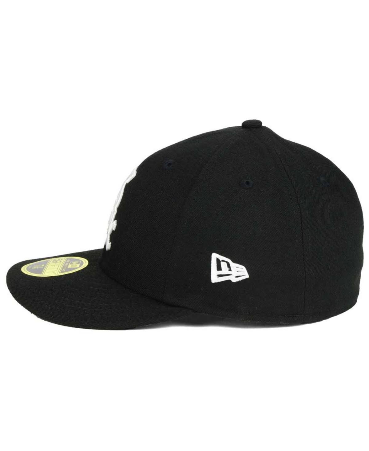 Black Authentic Collection Low Profile Fitted Hat H962896