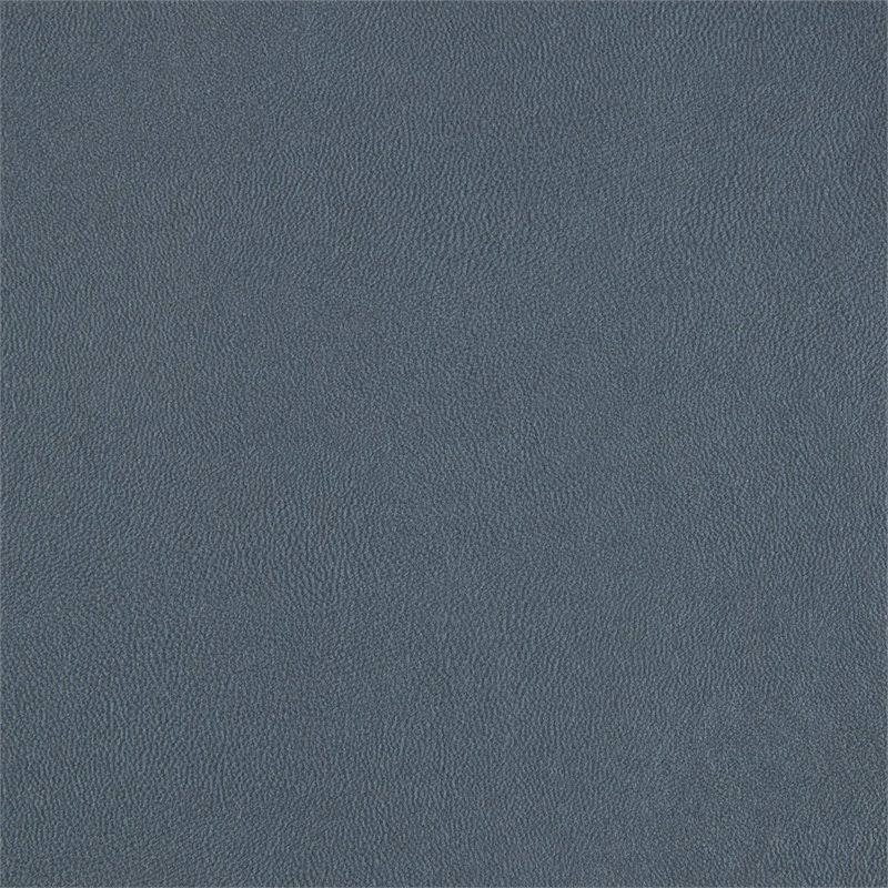 Blue and Black Microfiber Tufted Sofa X1238
