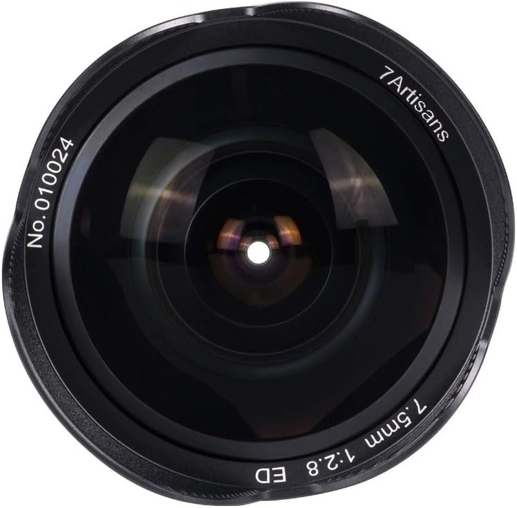 7.5mm F2.8 II Fisheye Lens APS-C 190° Ultra Wide Angle Manual Fixed Lens E733