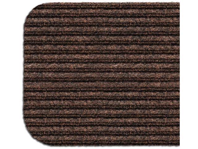 Set of 15 Skid-Resistant Carpet Stair Treads Bittersweet Brown 8 Inches x 23.5 Inches R428