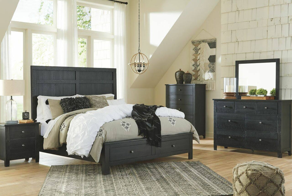 Black Five Drawer Chest Z1697