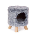 Gray Plush Cozy Cave G487