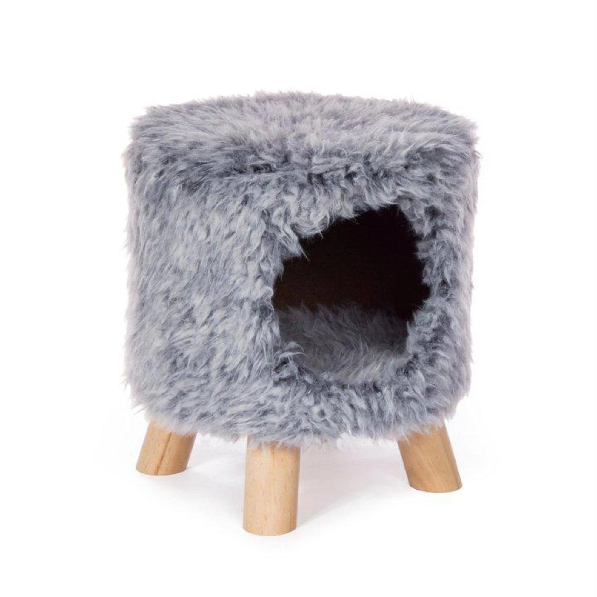 Gray Plush Cozy Cave G487