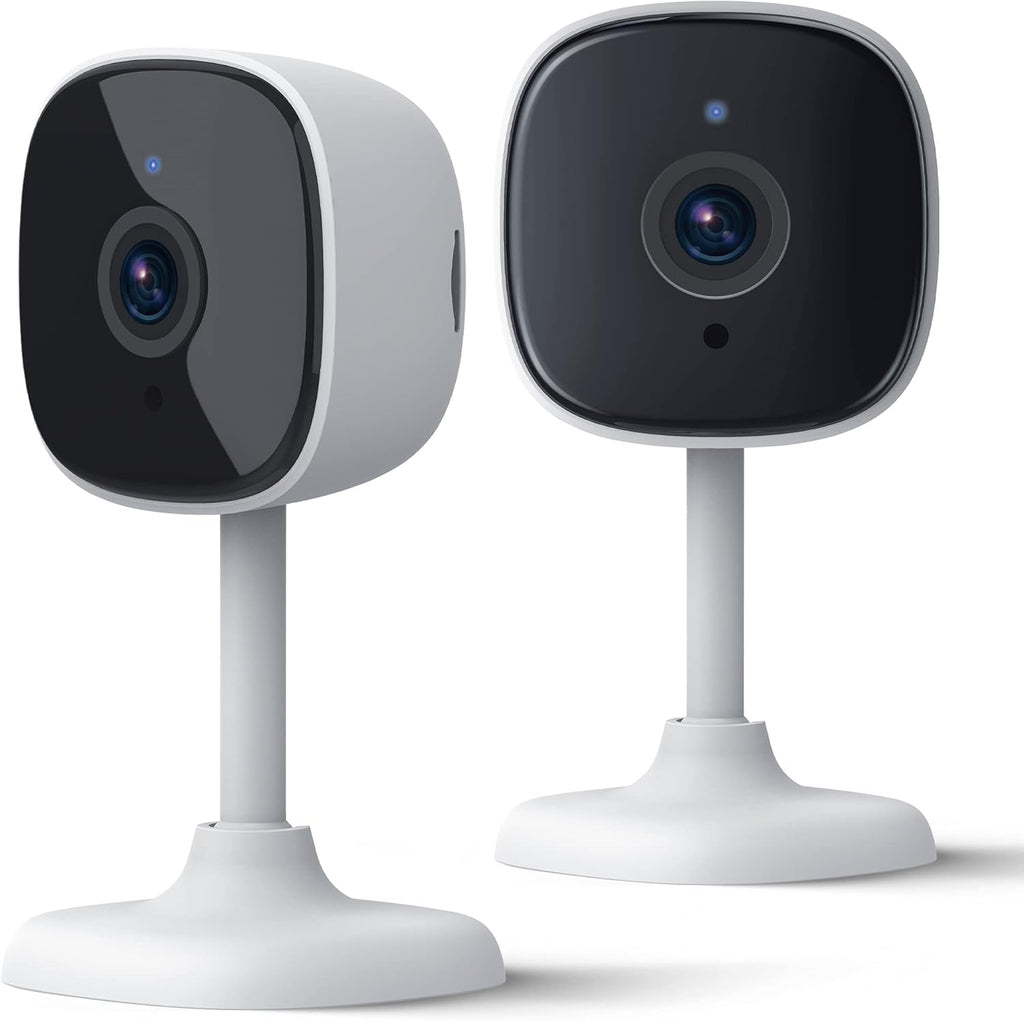 iHome Insight Smart Indoor Camera, Wi-Fi Camera with 2-Way Audio, Night Vision, Motion Alerts, 2 Pack A7146
