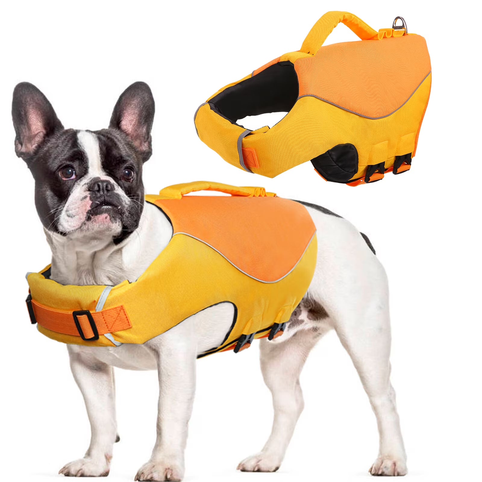 Reflective Adjustable Dog Life Jacket E89405