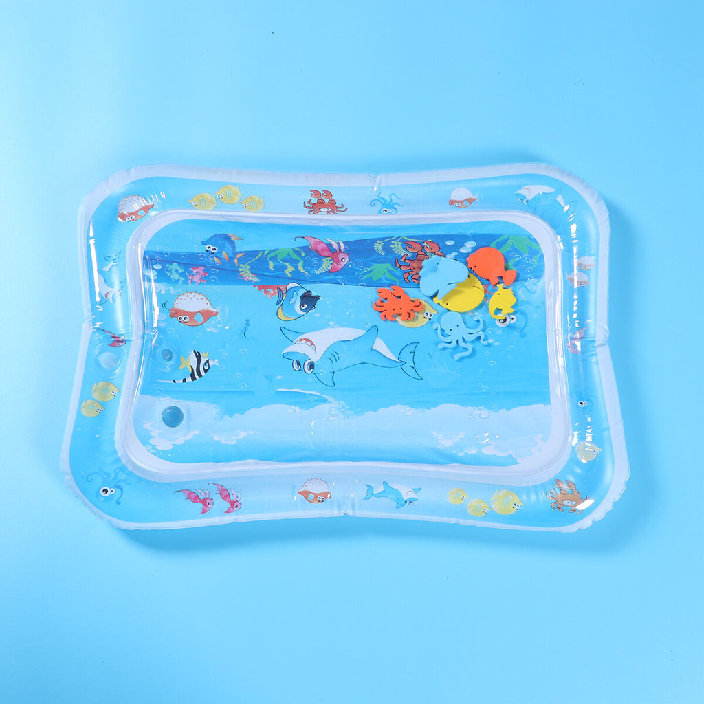 Inflatable Water Play Mat Baby Crawling Cushion (Shark Pattern) D159