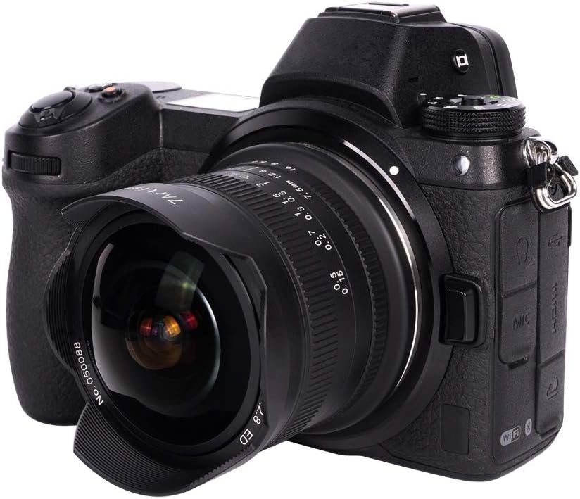 7.5mm F2.8 II Fisheye Lens APS-C 190° Ultra Wide Angle Manual Fixed Lens E733