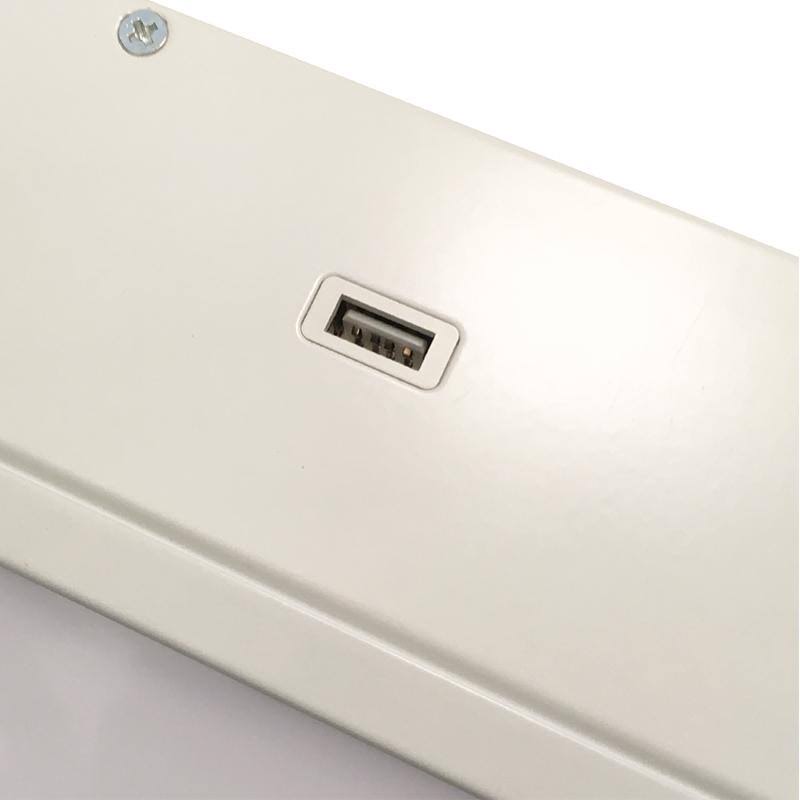 Matte Black LED Undercabinet with USB Port K4375