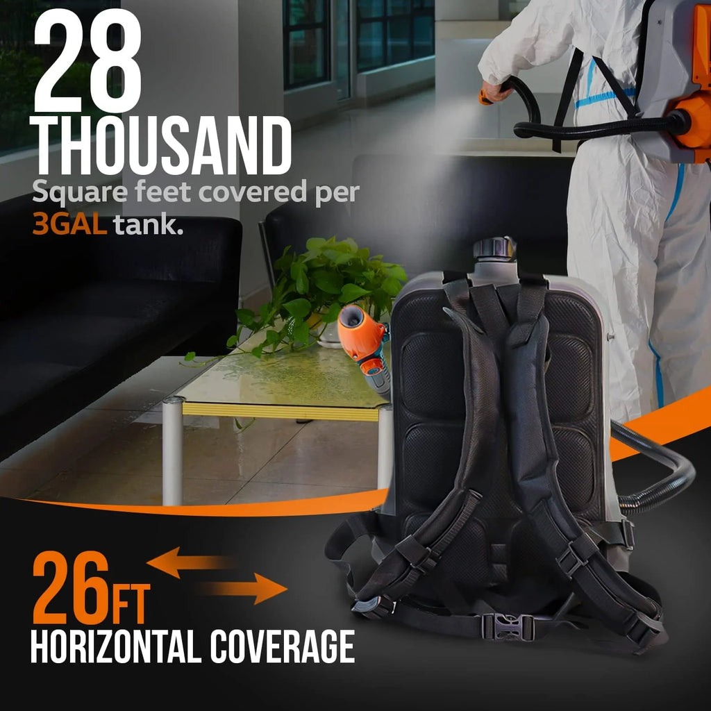 Electric Backpack ULV Fogger, 120V Corded, 2.6Gal X121
