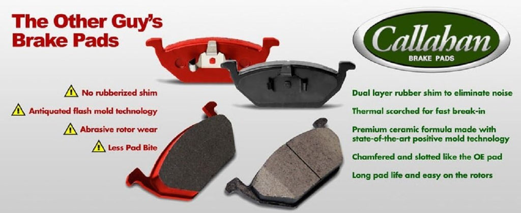 Ceramic Brake Pads with Rubber Shims, Sensors, Hardware L30962