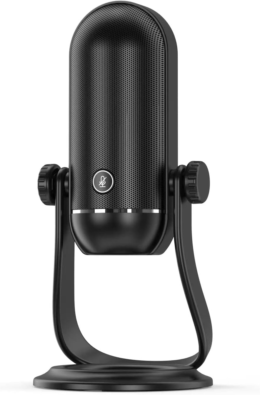 Condenser Microphone USB 192KHz 24bits Black Pack of 2 W3587