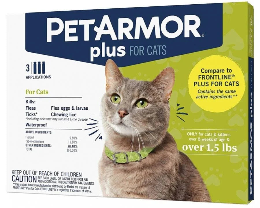 9 Count Flea and Tick Treatment for Cats K896
