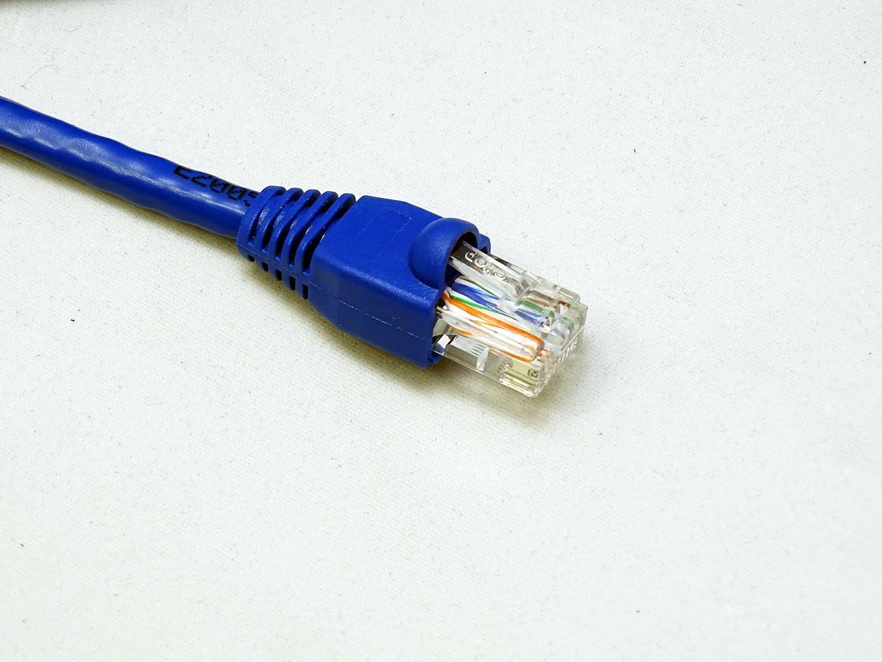 Cat6 Network Ethernet Cable Blue 300 ft J383