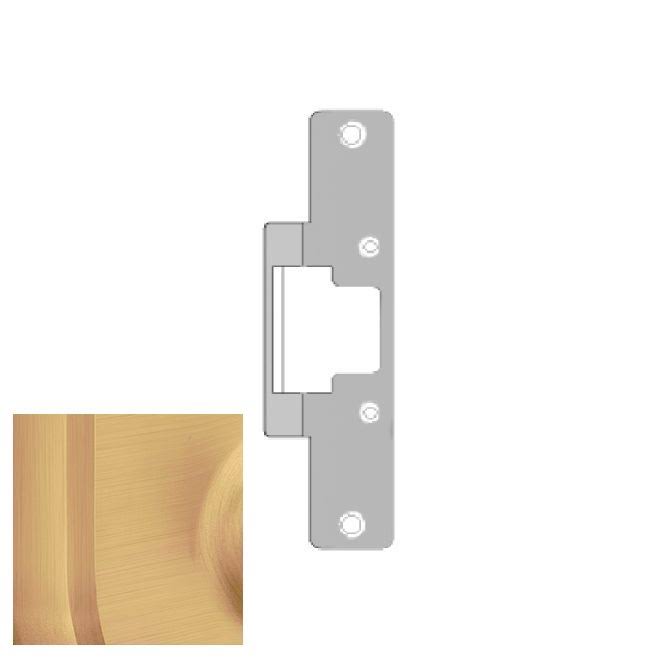 Satin Bronze Faceplate for Electric Strikes U95952