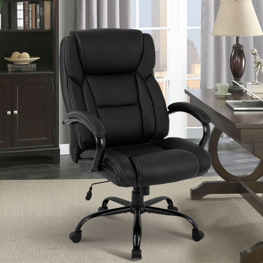 Black High Back PU Leather Executive Office Chair X264111