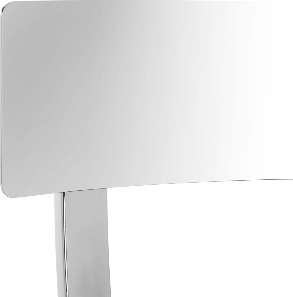 Stainless Steel Bar Stool Black O575154