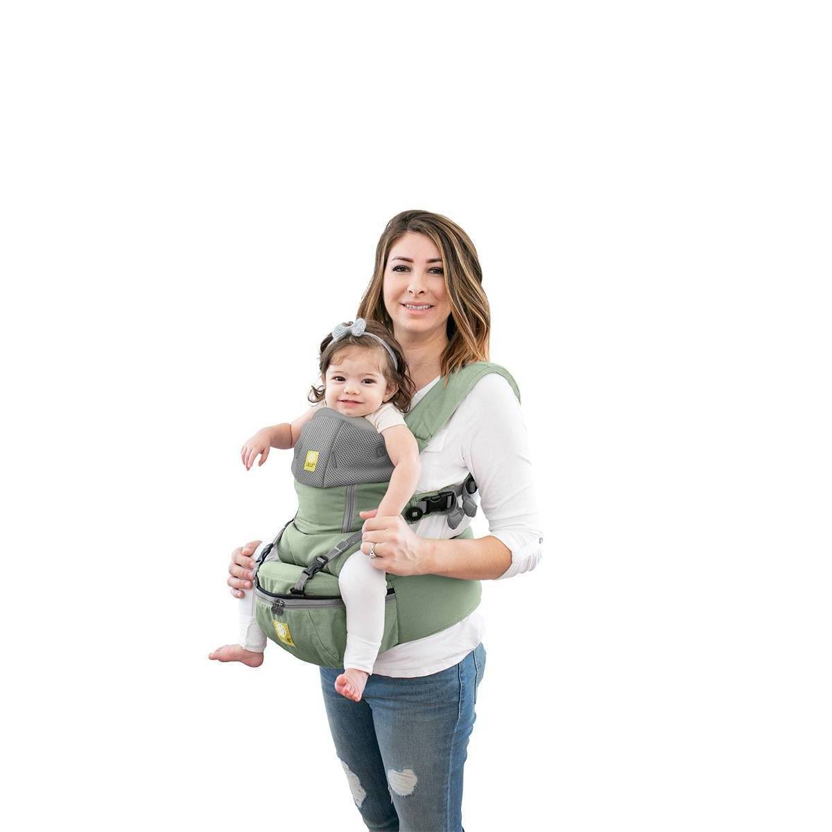 Sage Baby Carrier with Structured Seat Insert I1572