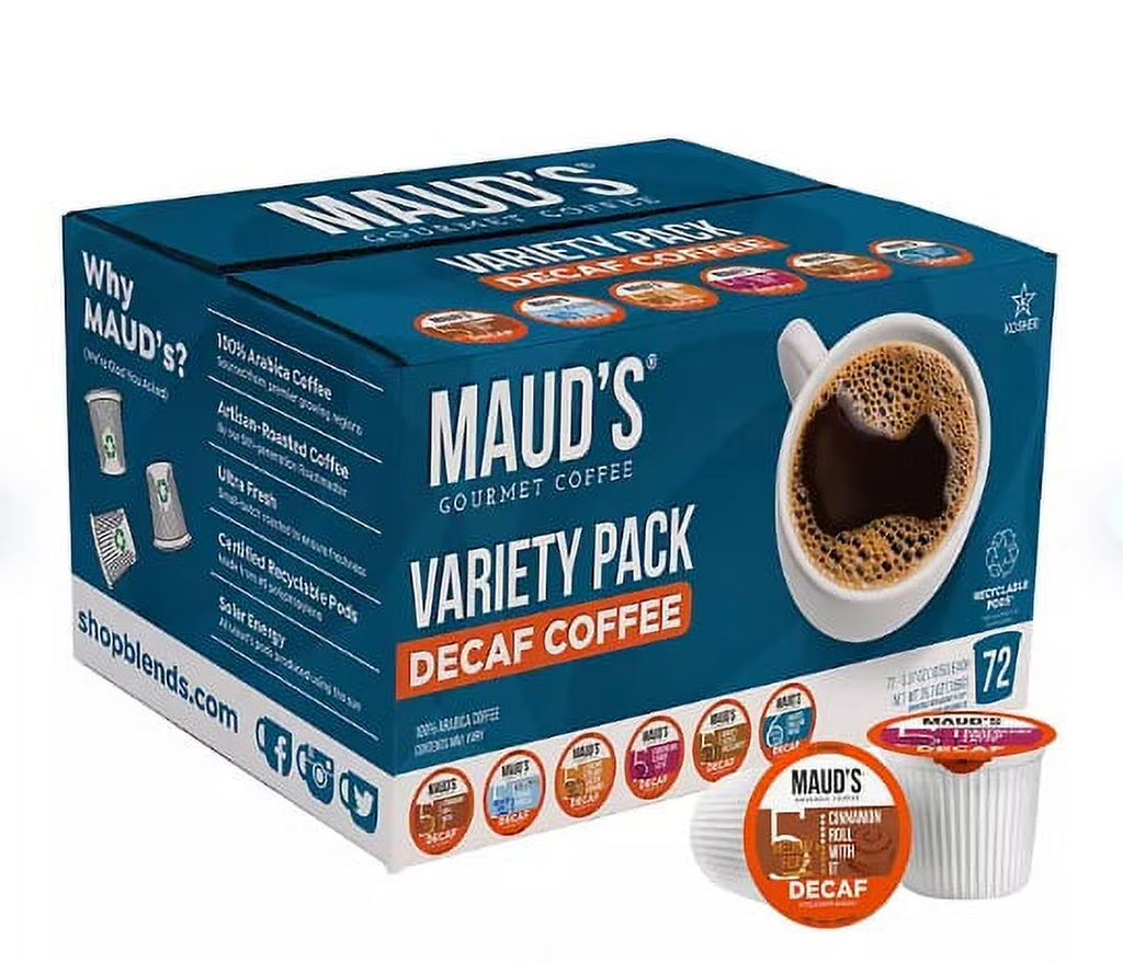 Decaf Gourmet Coffee Single Serve Cups, Variety Pack (72 ct.) G924563