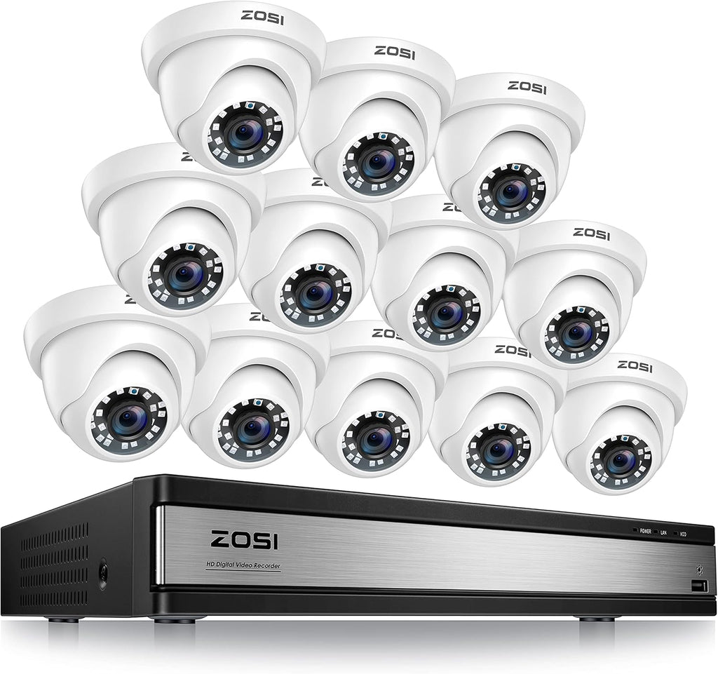 4 Pack 2MP 1080p HD-TVI Dome Security Camera A493110