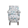 Wide Armchair and Ottoman A252