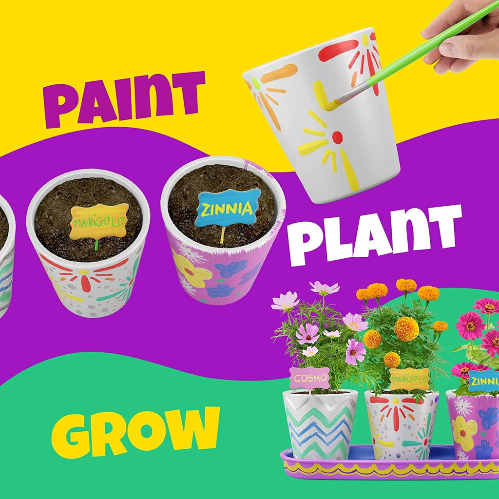 Paint & Plant Stoneware Flower Growing Kit E1338