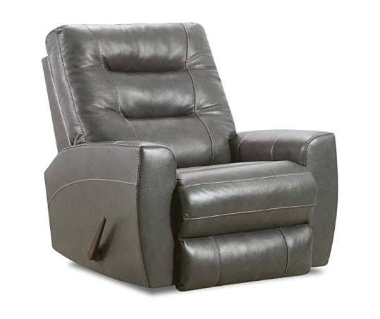Leather Match Swivel Glider Recliner Q9104
