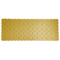 Gold Scalloped Cake Log Board 6-1/2 x 16-3/4 inch, Case of 50 W597