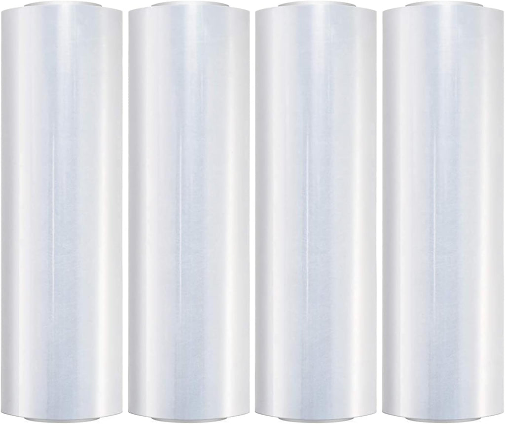 Clear Cast Pallet Stretch Wrap Film Pack of 4 Rolls, 1500' Per Roll A529