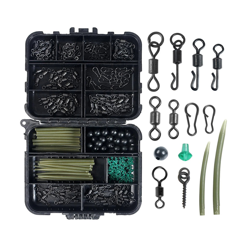 Carp Fishing Tackle Rolling Swivels Beads Stopper Accessories R652832