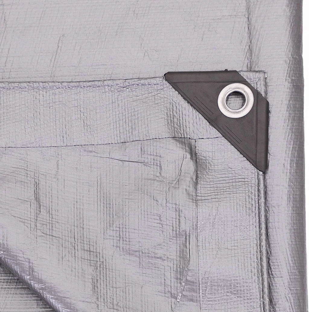 Heavy-Duty 10-mil Silver Poly Tarp C55132