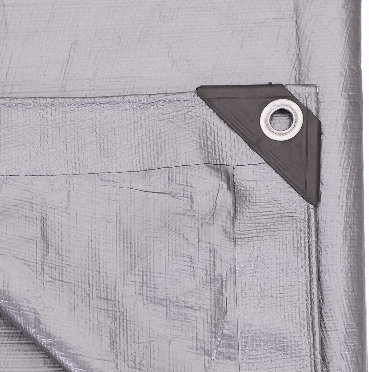 Heavy-Duty 10-mil Silver Poly Tarp C55132