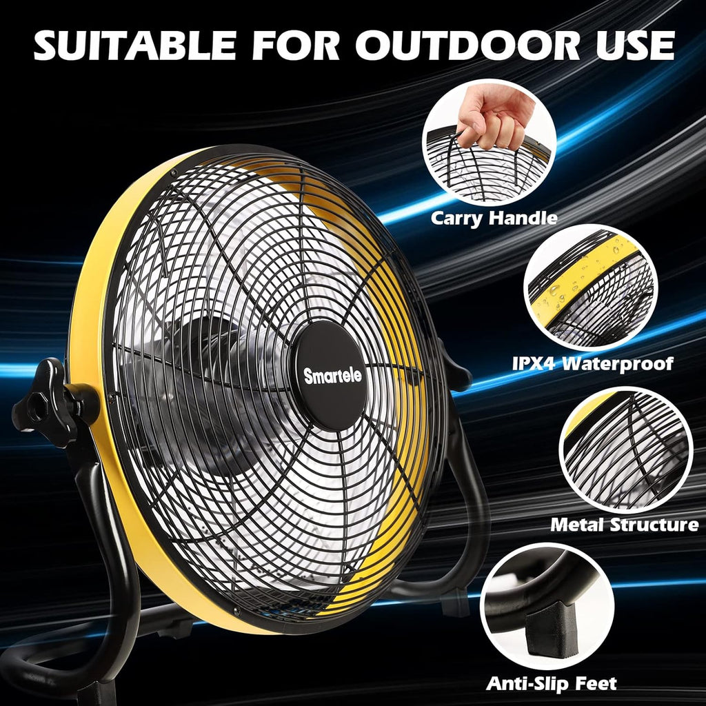 Rechargeable Cordless 16 Floor Fan M198564